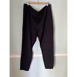 DAY‎ 2 DAY DUETTE NYC XLT black Knit Pants NWT  Pointe Pants Zipper Ankle